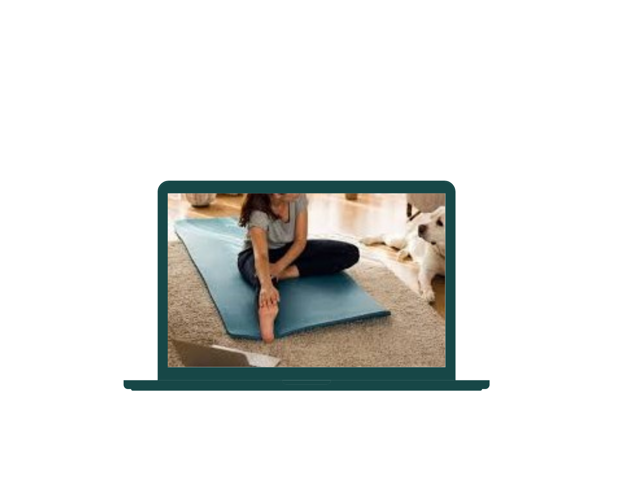 Yoga på stuegulvet